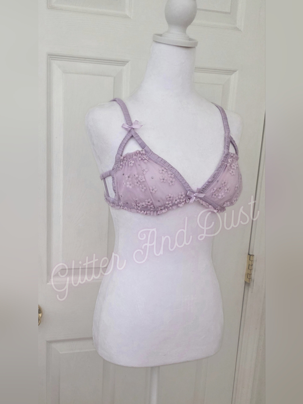 For Love And Lemons Ditzy Shimmer Bralette - Picture 3 of 6